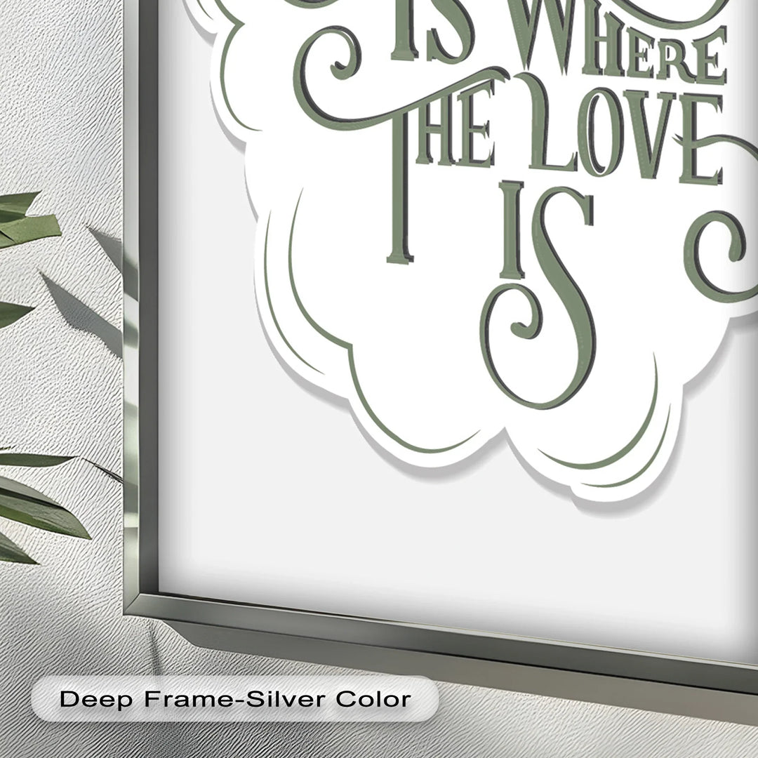 Home Is Where the Love Is – Oil Painting - MyPhotoStation