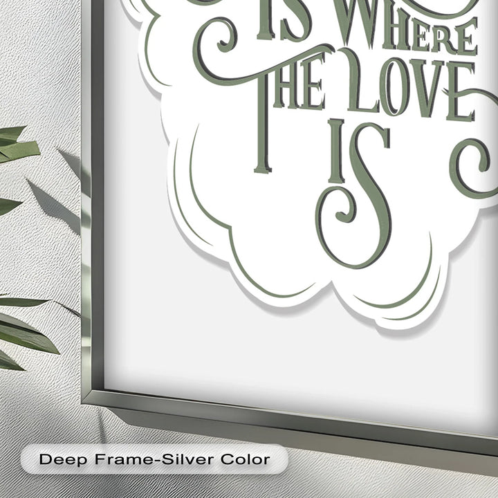 Home Is Where the Love Is – Oil Painting - MyPhotoStation