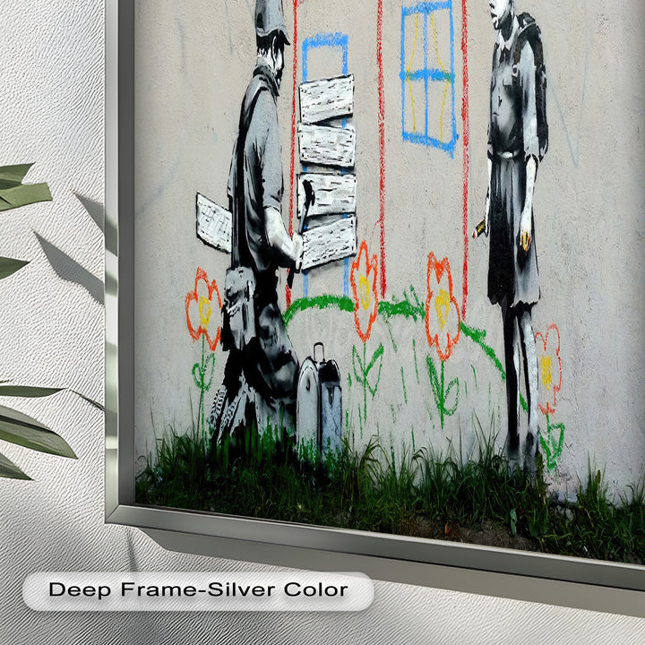Boarded Dreams – Banksy Oil Painting