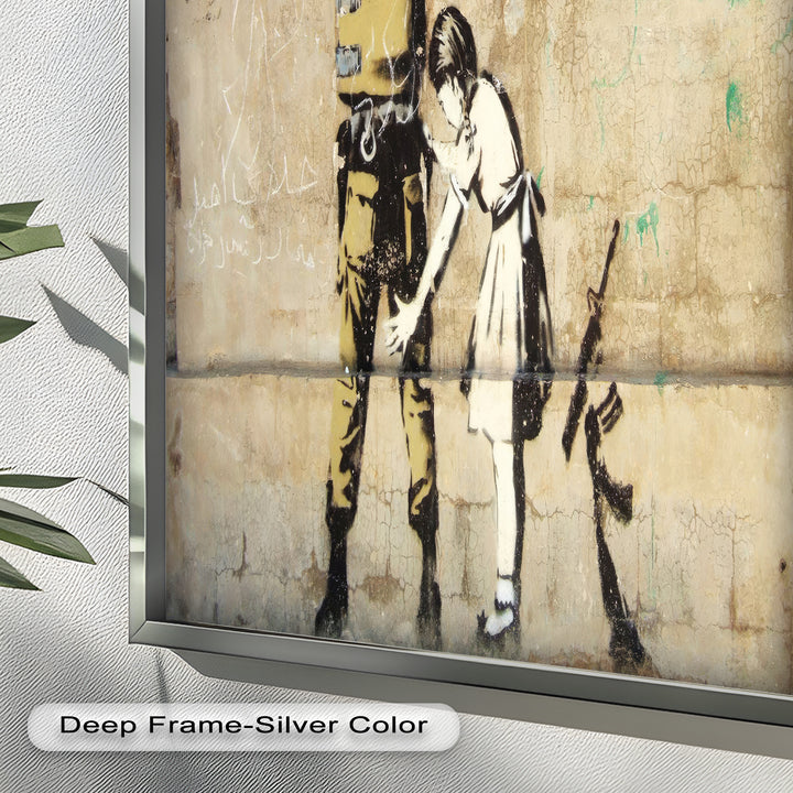 Innocence in Control – Banksy Oil Painting