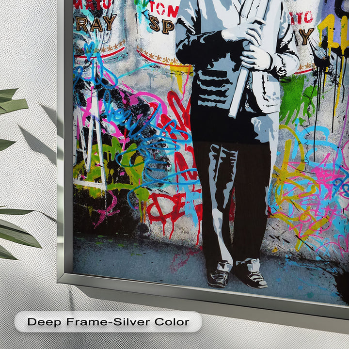 Einstein’s Protest – Banksy Oil Painting