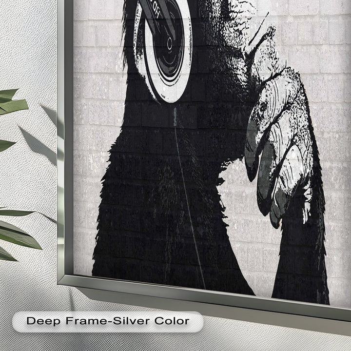 Contemplative Chimp – Banksy Oil Painting