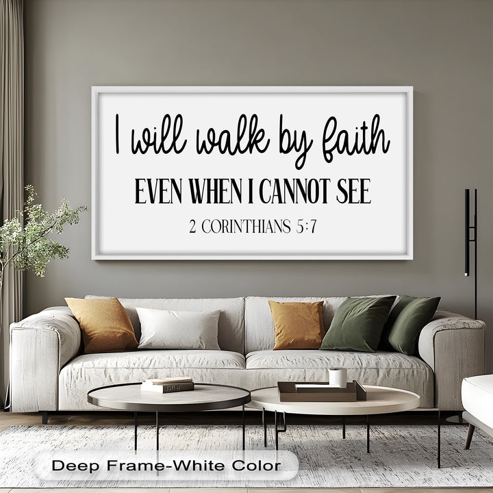 I Will Walk by Faith – Christian Oil Painting