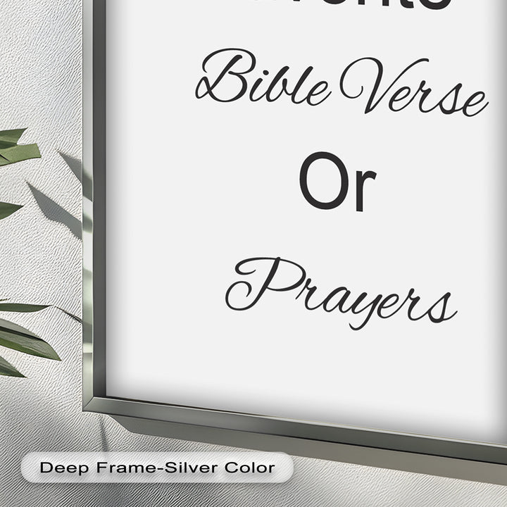 Custom Bible Verse Wall Art – Personalized Oil Painting