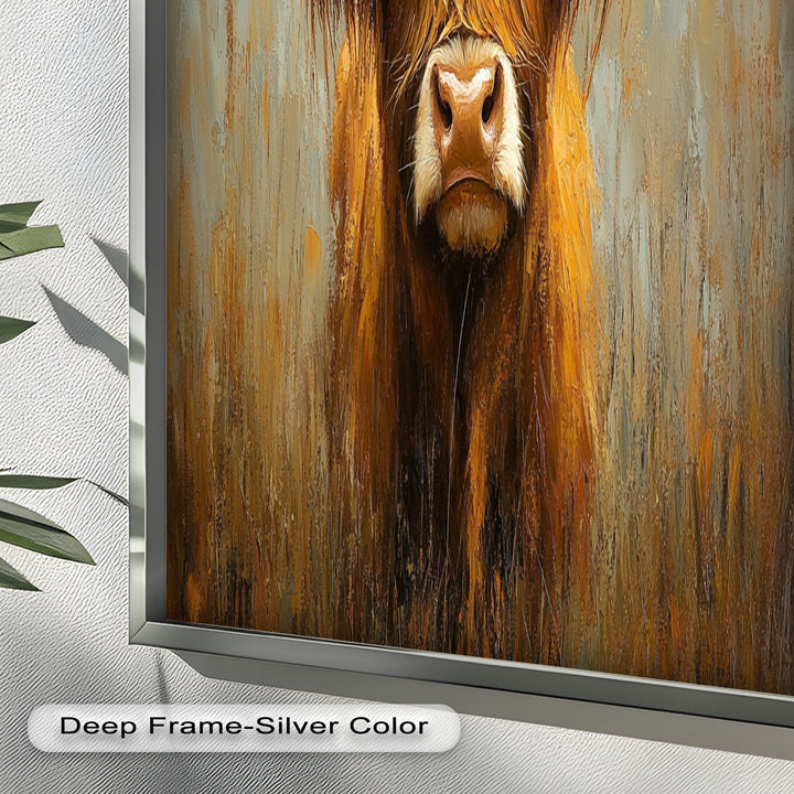 Highland Cow – Animal Oil Painting