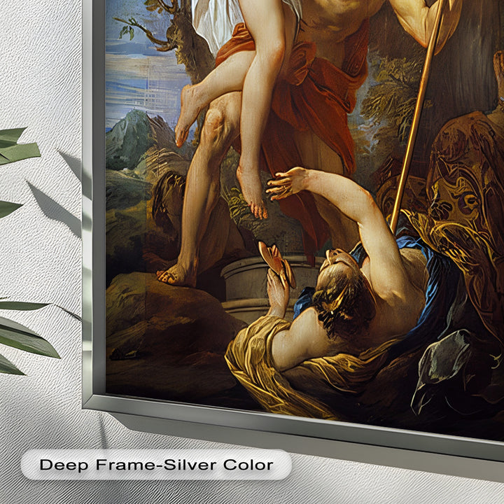 The Seizure of Beauty by Time – Mythological Renaissance Nude Oil Painting