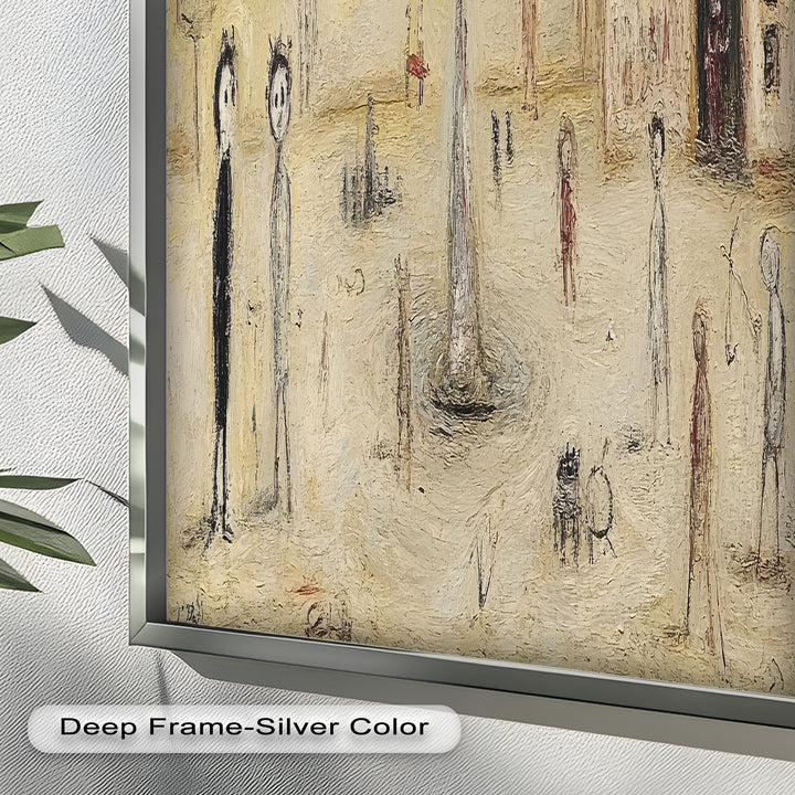 Whispers of the Playground – Dreamlike Surrealist Oil Painting