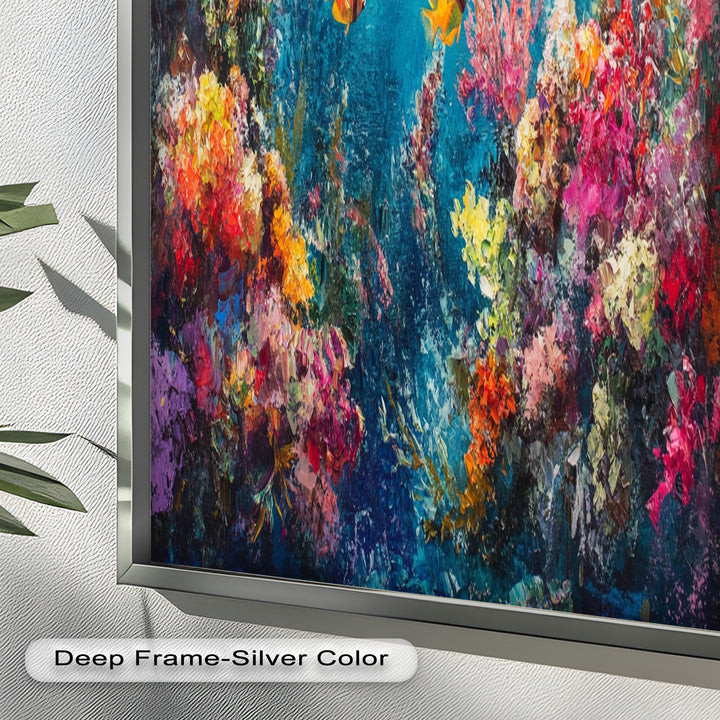 Coral Reef with Tropical Fish – Animal Oil Painting