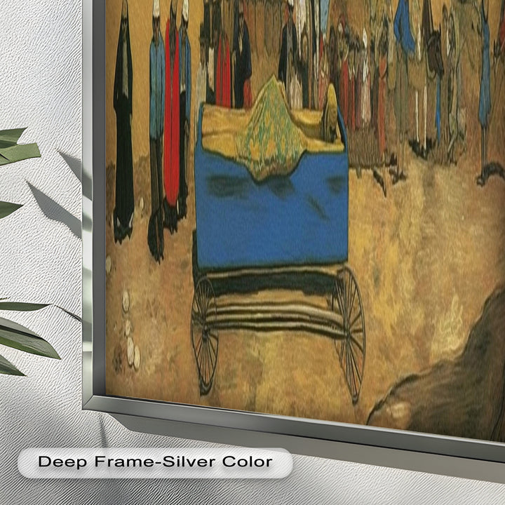 The Funeral Procession – Symbolic Historic Oil Painting