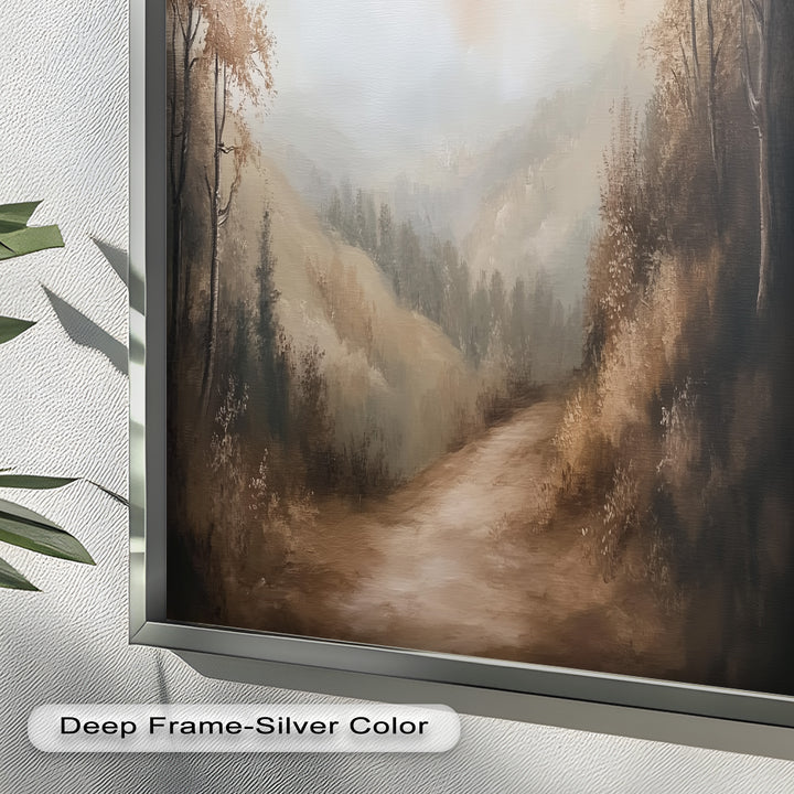 Forest Path – Framed Landscape Oil Painting
