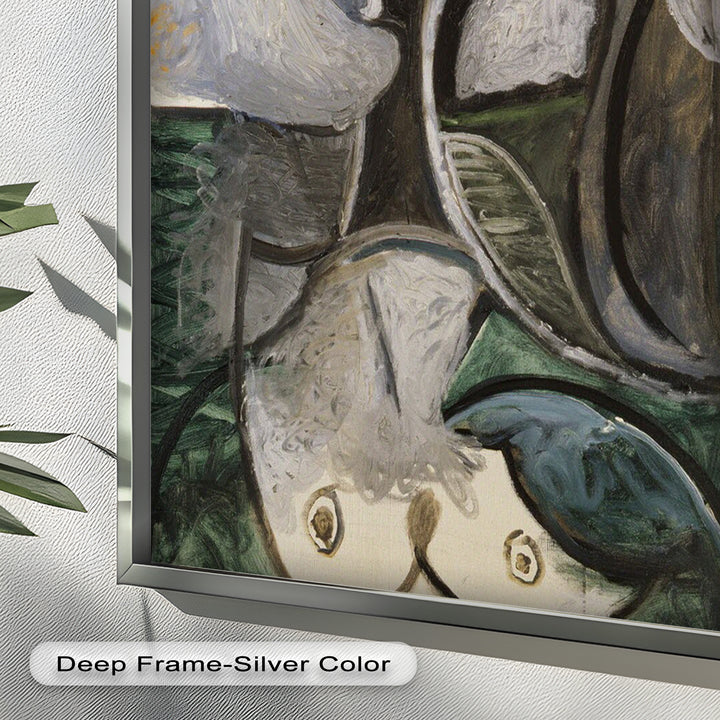 Fragmented Grace – Expressive Female Form in Picasso-Style Oil Painting