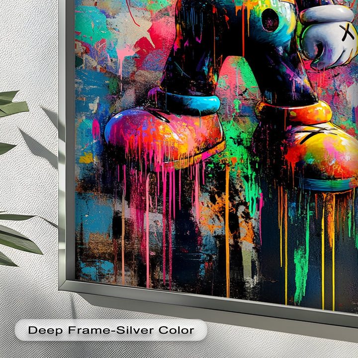 KAWS Street Blaster – Graffiti Pop Oil Painting
