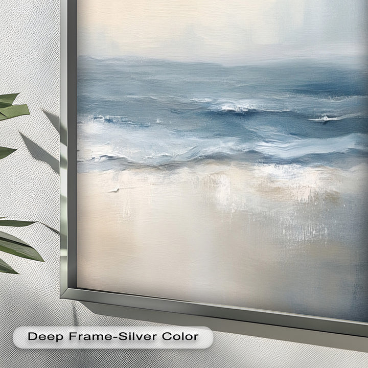 Ocean Wall Art - Minimalist Seascape Oil Painting