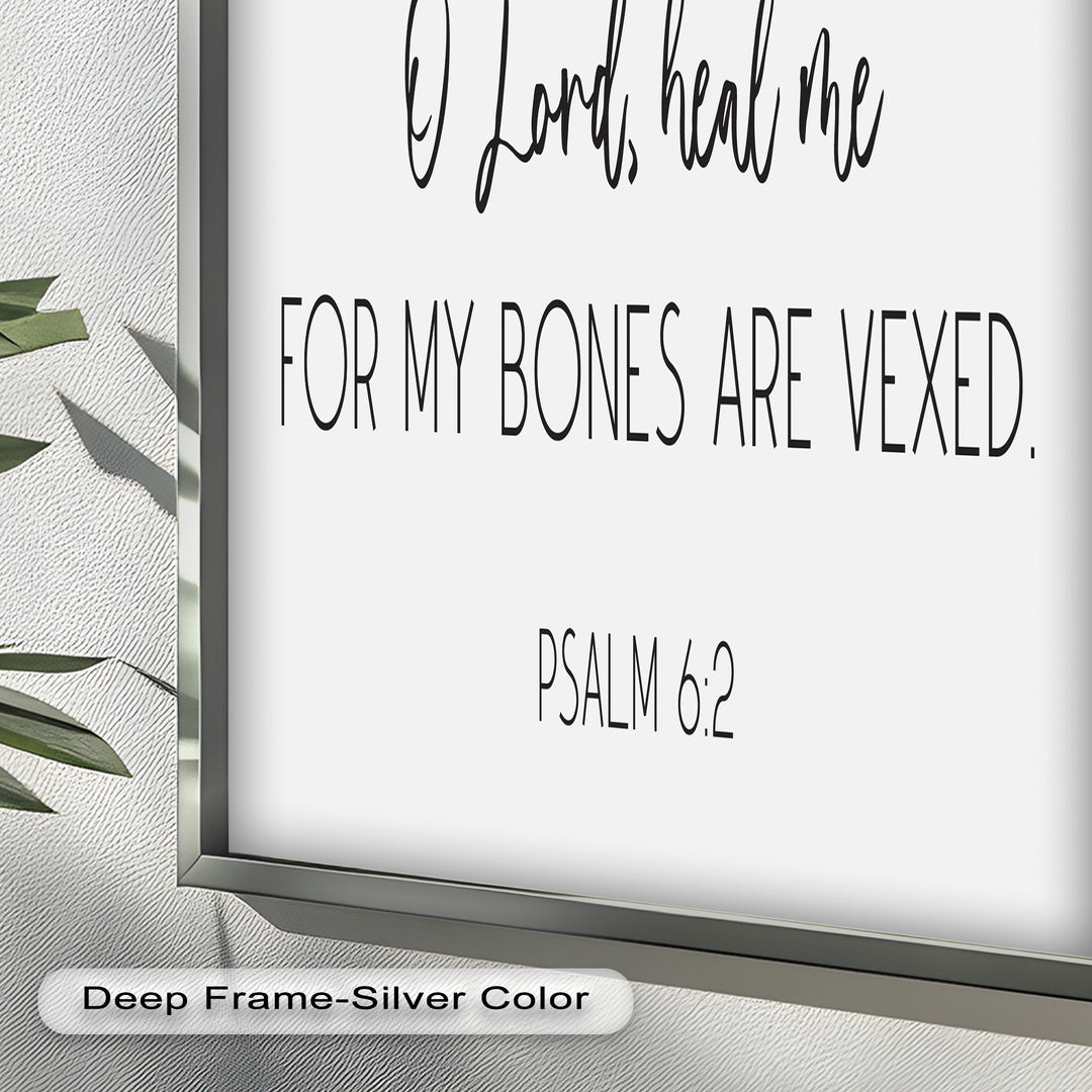 Psalm 6:2 Wandkunst – Christliche Bibel-Ölgemälde