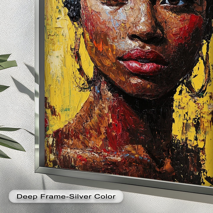 Radiant Soul – Bold Portrait Oil Painting in Fauvist Style