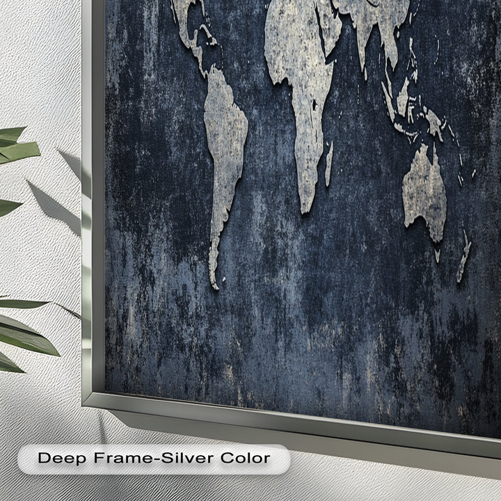 World Map – Modern Oil Paintings