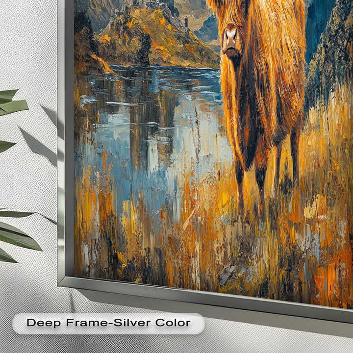 Highland Majesty – Rustic Oil Painting