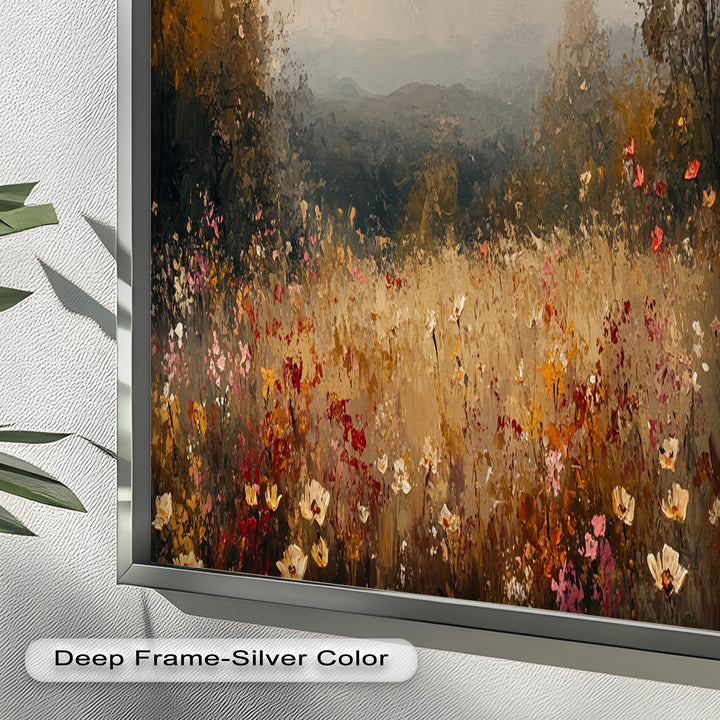 Classic Wildflower Art – Timeless Floral Oil Painting