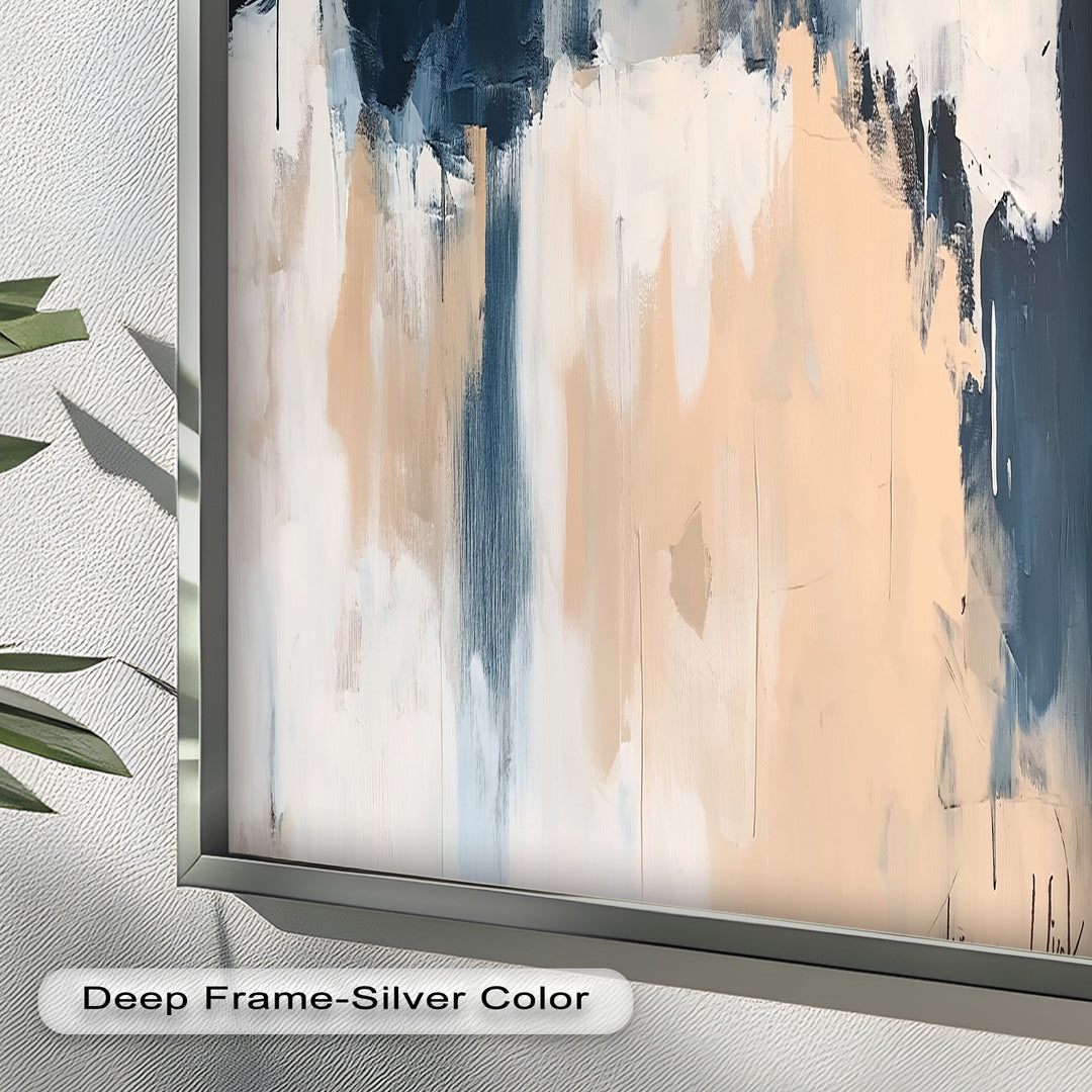 Desert Horizon – Minimalist Abstract Oil Painting