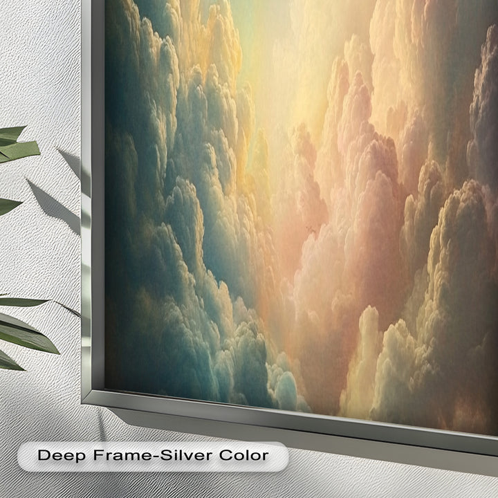Heavenly Sky Glow – Modern Oil Painting