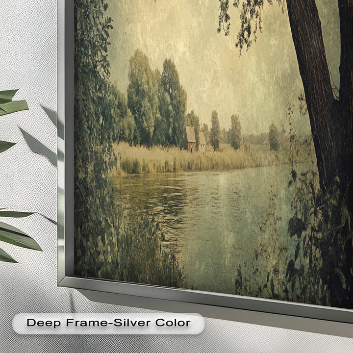 Riverbank Landscape – Countryside Oil Paintings