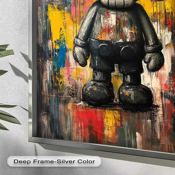 Urban Grit – KAWS Companion Oil Painting