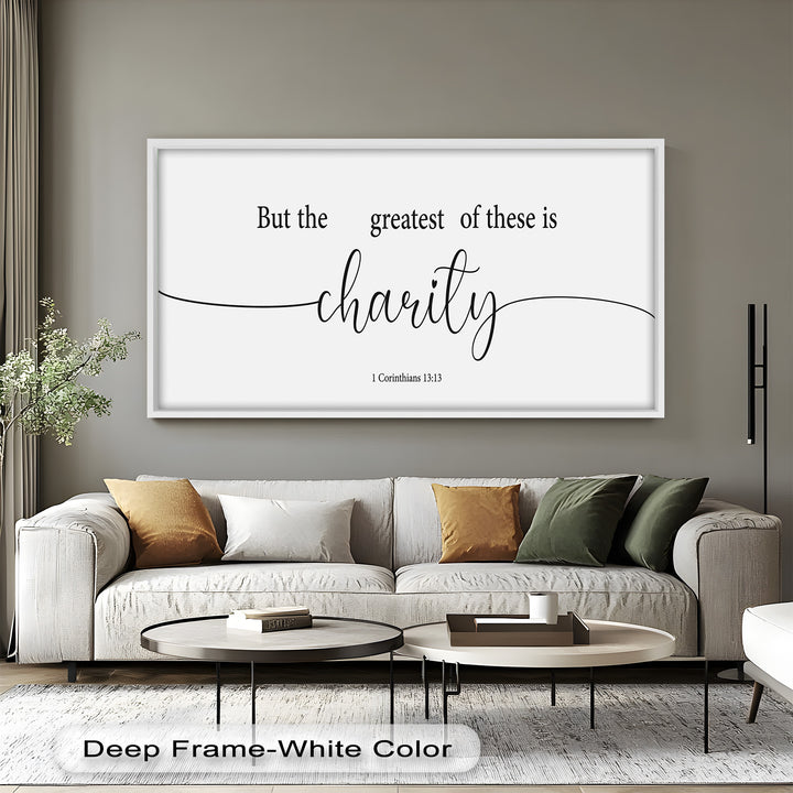But the Greatest of These is Charity - Christian Oil Painting