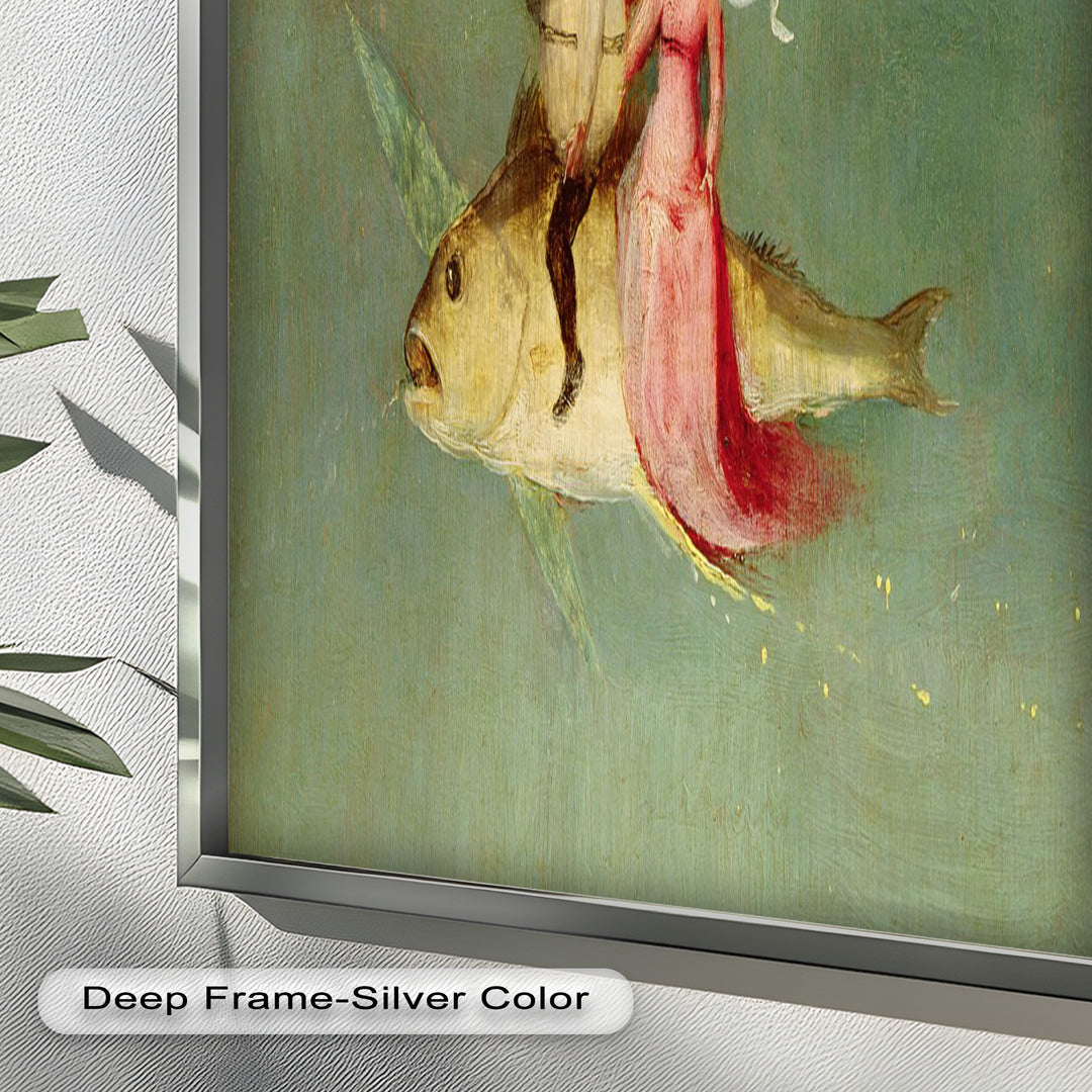 Riders of the Surreal Sea – Renaissance Oil Painting