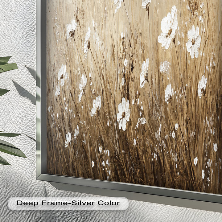 Whispers of Wheat – Floral Oil Painting