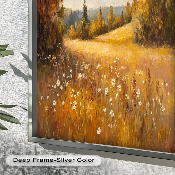 Autumnal Landscape – Tranquil Fall Scene in Oil Paintings