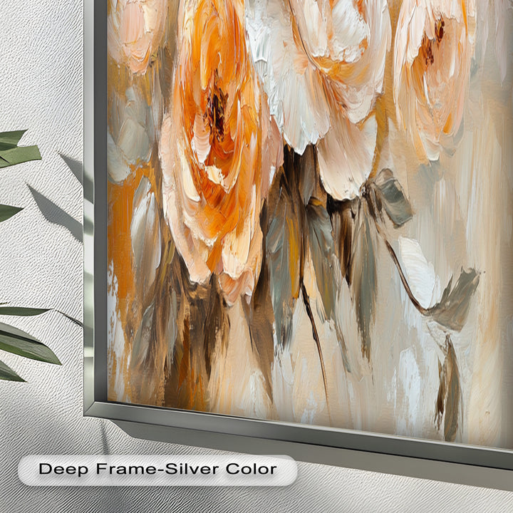 Peony Flowers – Botanical Oil Painting