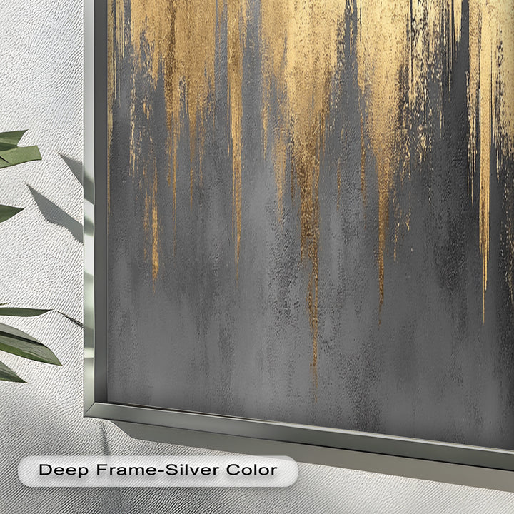 Golden Lighting – Modern Abstract Oil Painting