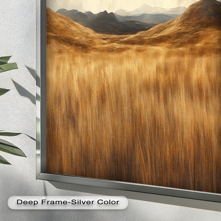 Golden Prairie Horizon – Landschaftsölgemälde