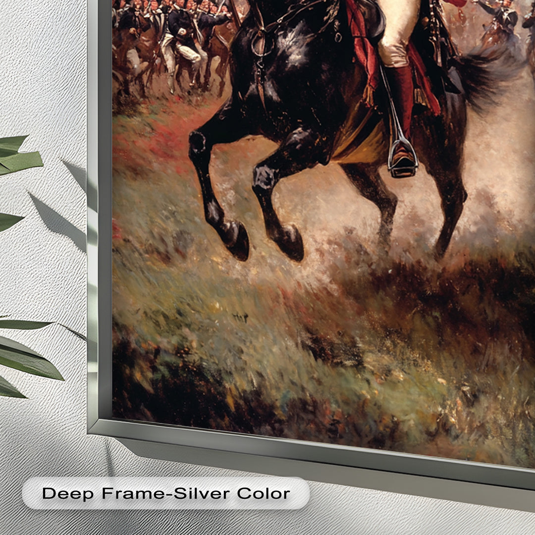 Ride of the Republic – Patriotic Commander Oil Painting