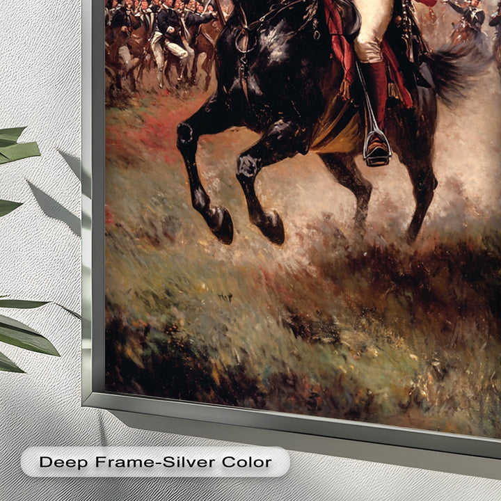 Ride of the Republic – Patriotic Commander Oil Painting