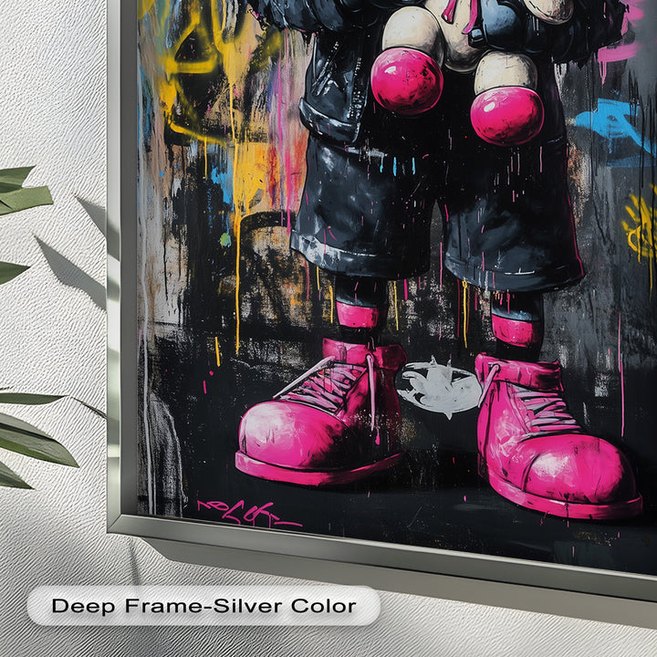 Embrace the Chaos – KAWS Oil Painting