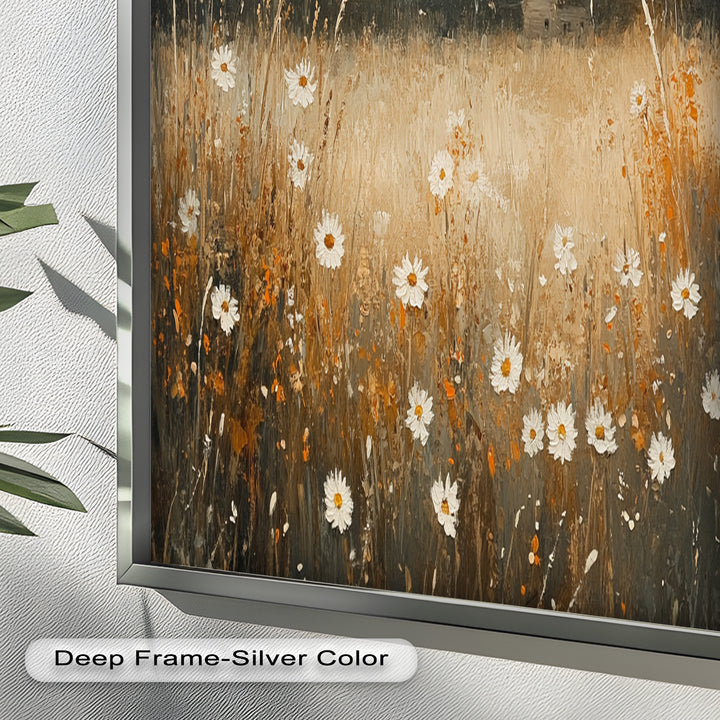 Golden Meadow – Wildflower Oil Painting