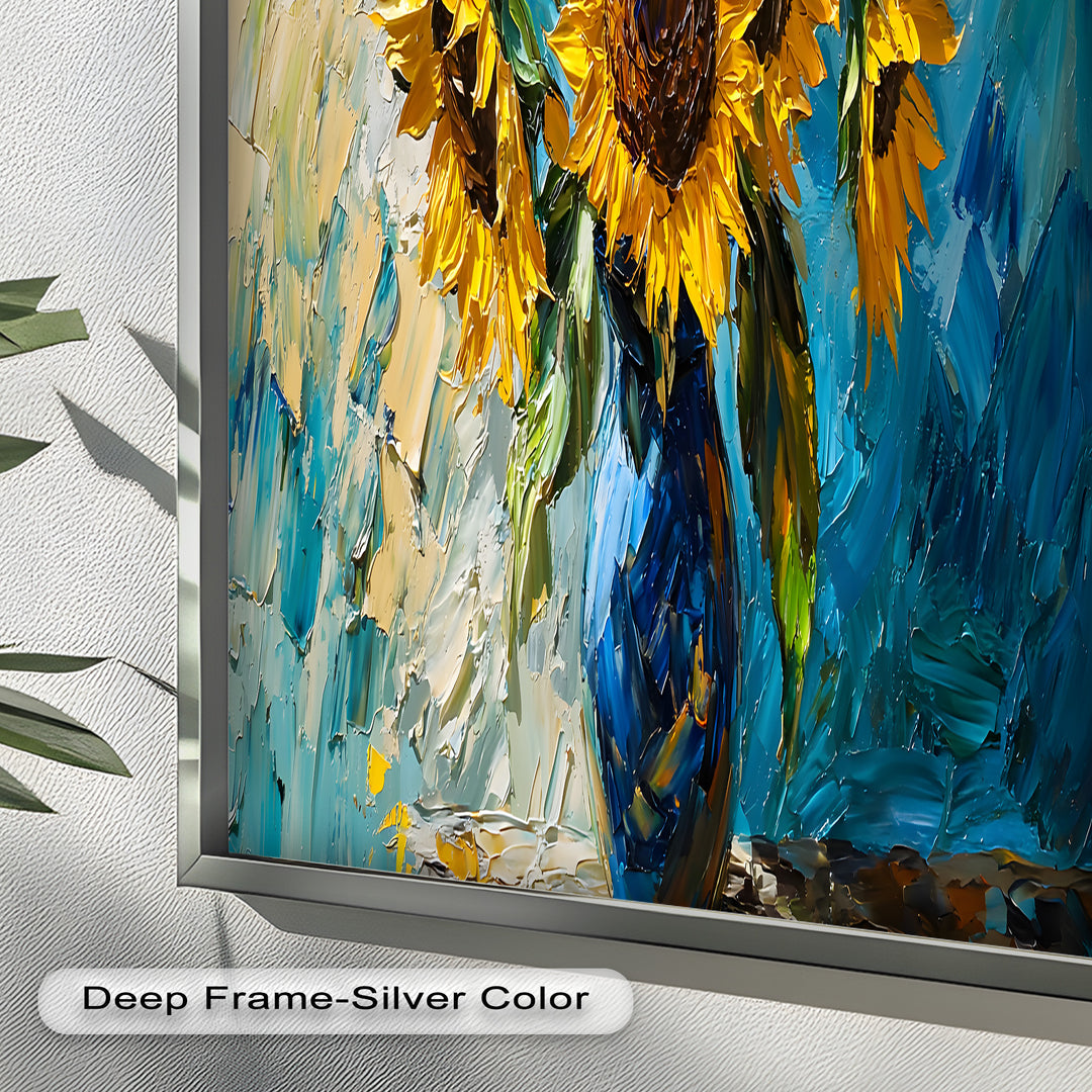Sunflower Bouquet – Botanical Oil Painting