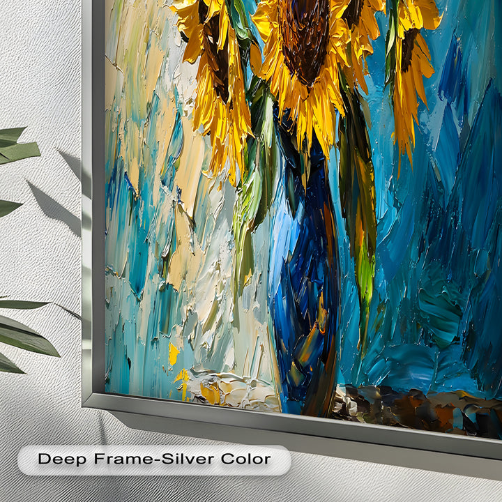 Sunflower Bouquet – Botanical Oil Painting