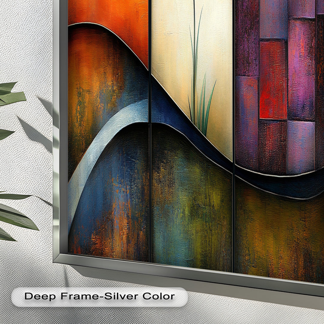 Tulip Dreams Abstract – Floral Modern Oil Painting