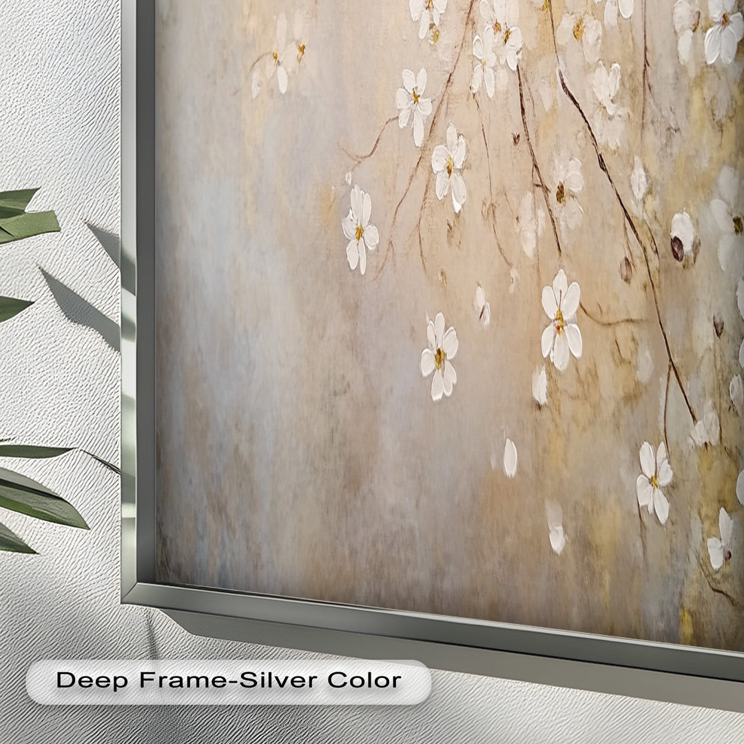 Delicate Blossom Branch – Floral Oil Paintings