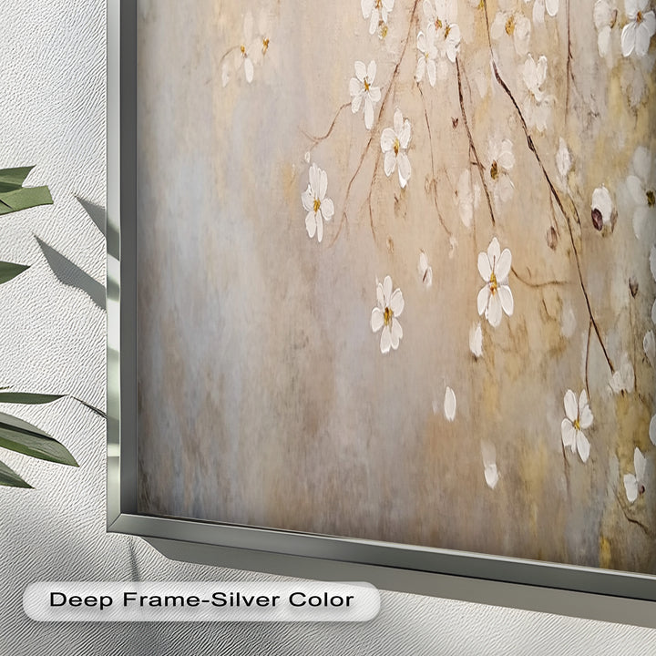 Delicate Blossom Branch – Floral Oil Paintings