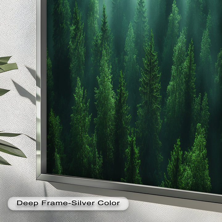 Misty Forest Landscape – Enchanting Nature Oil Painting