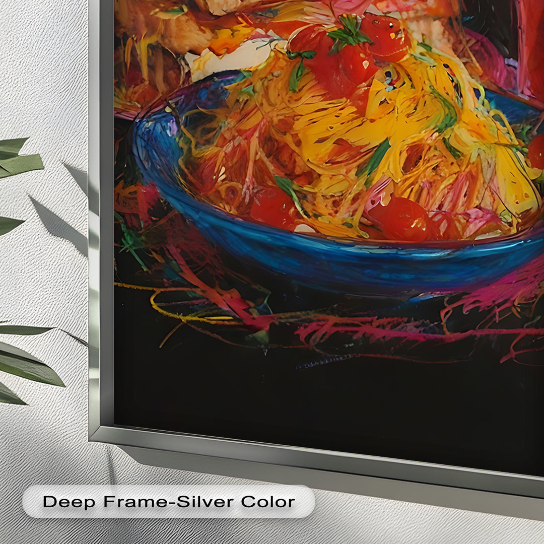 Gourmet-Sandwich und Pasta-Explosion - Food Painting