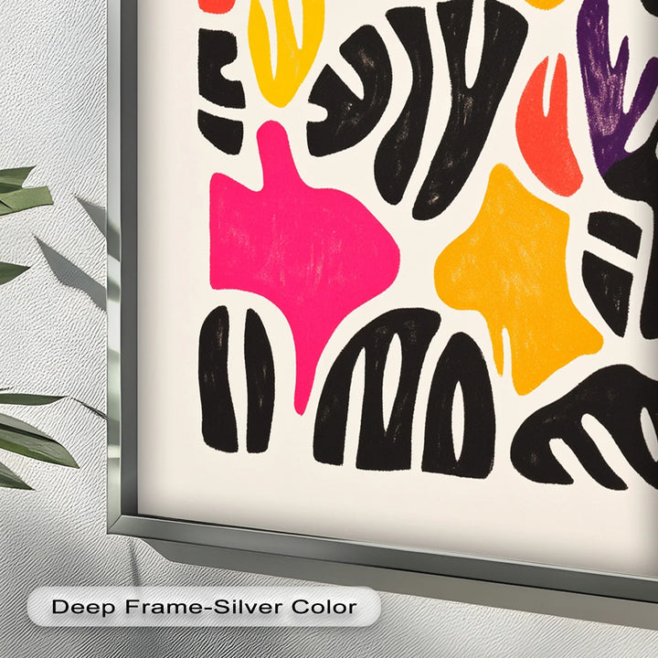 Chromatic Rhythm – Abstract Fauvist Oil Painting - MyPhotoStation
