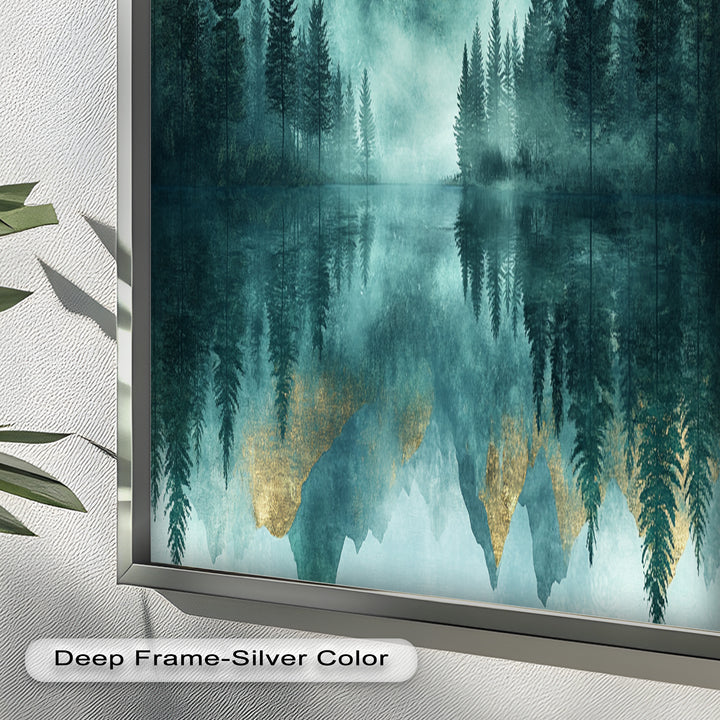 Mist Mountains – Forest Oil Painting