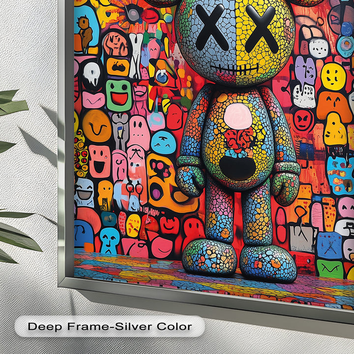 Mosaic Madness – KAWS Oil Painting