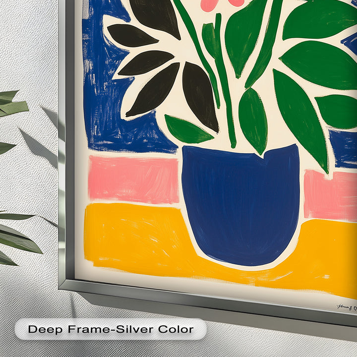 Vibrant Vase Composition – Modern Fauvist Oil Painting