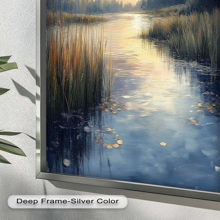 Lake Sunrise – Landscape Oil Painting