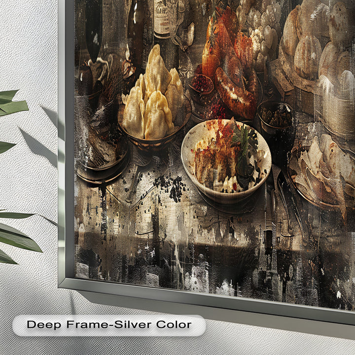 Rustic Feast – Vintage Culinary Still Life Food Painting